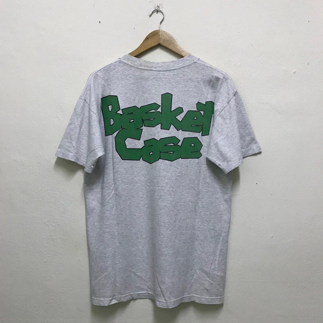 Vintage 90's Green Day Basket Case Promo T Shirt, Men's Fashion, Tops