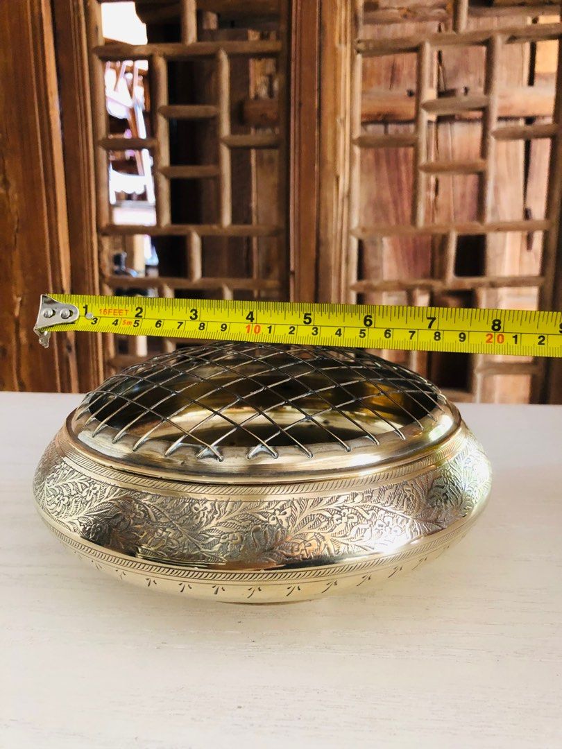 Vintage Brass Rose Bowl., Hobbies & Toys, Collectibles & Memorabilia