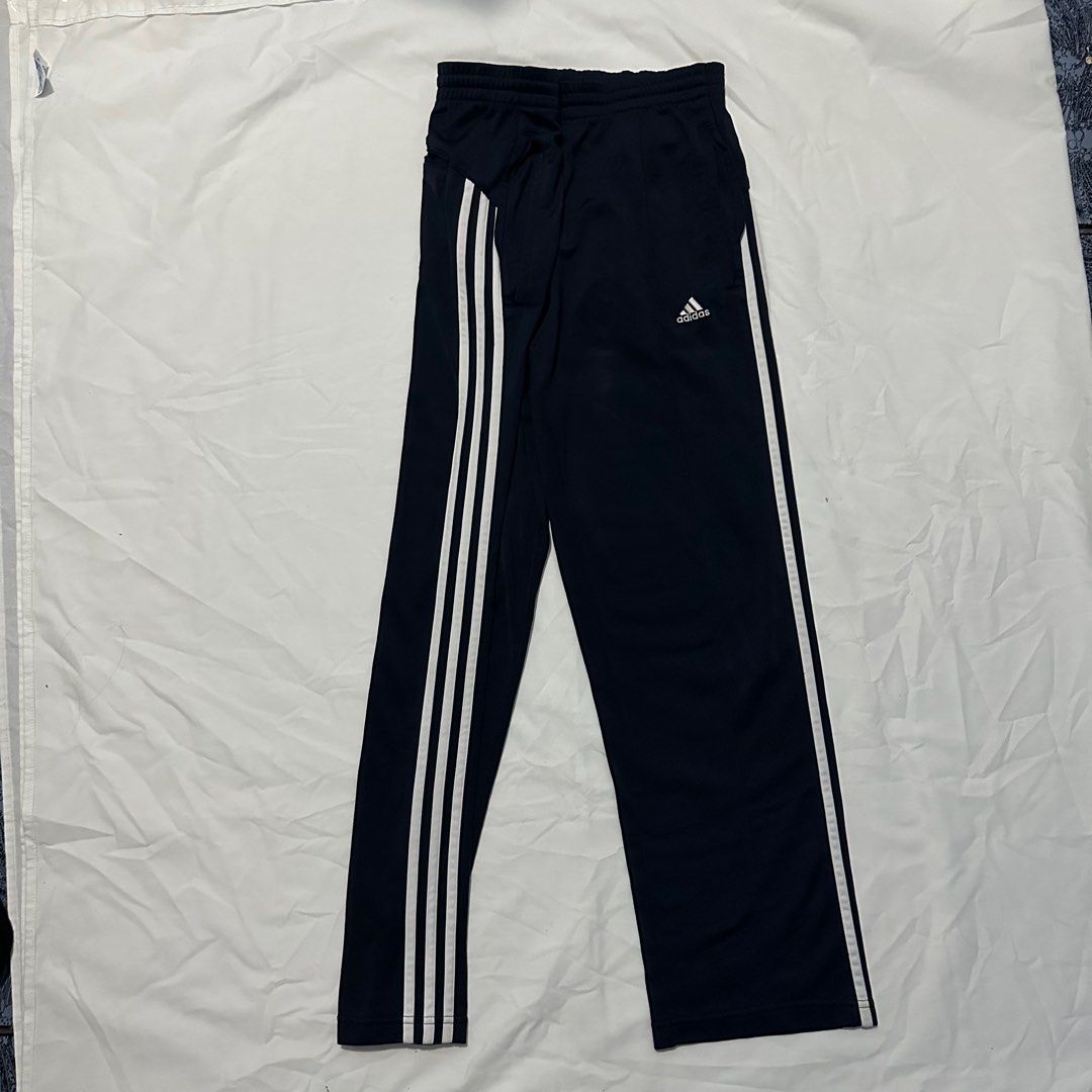 Adidas Vintage Navy Track Pants Baggy Tracksuit Bottoms Trousers Men S –  apthriftfashion