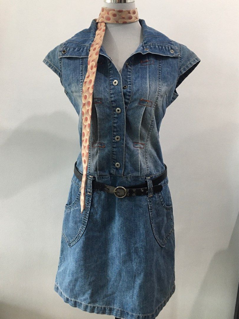 Jean dress 90s new arrivals