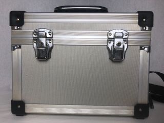Vintage Heavy Duty Aluminum Camera Hard Case with Lock and Keys