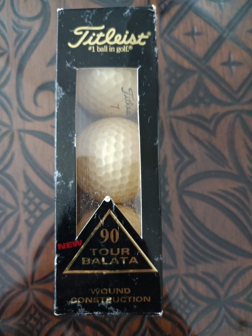 Vintage, rare Titleist balata golf ball, Sports Equipment, Sports & Games, Golf on Carousell