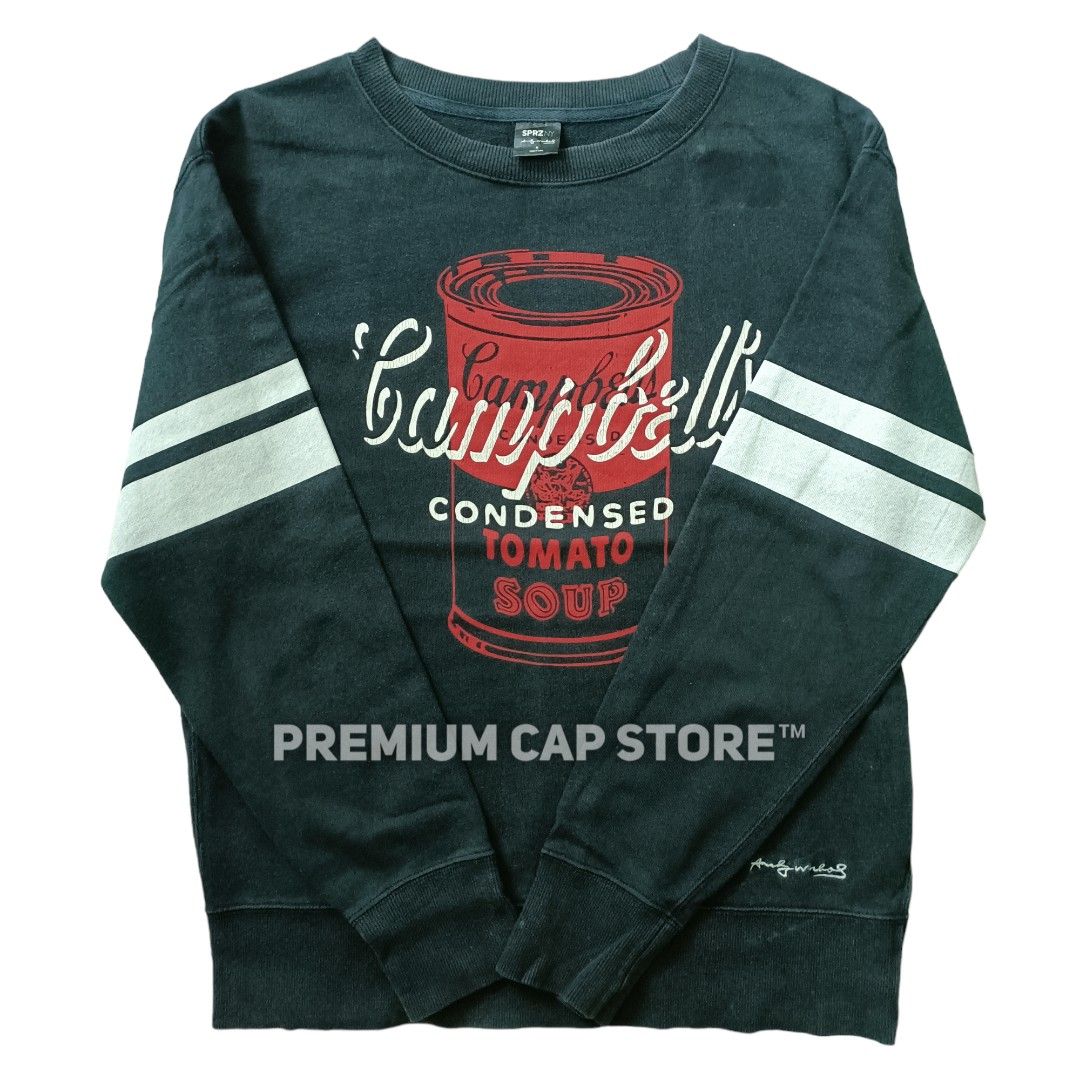 Campbell soup sweatshirt on sale
