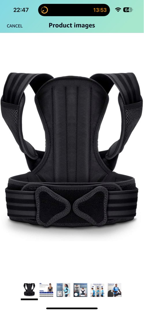 Vokka Posture corrector Health Nutrition Braces Support Protection on Carousell