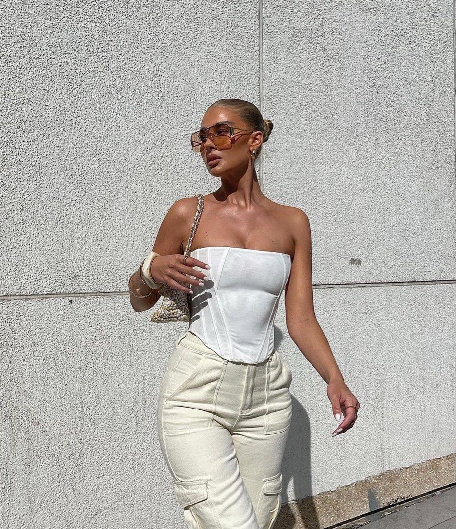 White fox clearance cargo pants