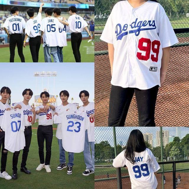 WTS WANT TO LET GO SLOT ENHYPEN DODGERS JERSEY HEESEUNG, Hobbies & Toys,  Collectibles & Memorabilia, K-Wave on Carousell