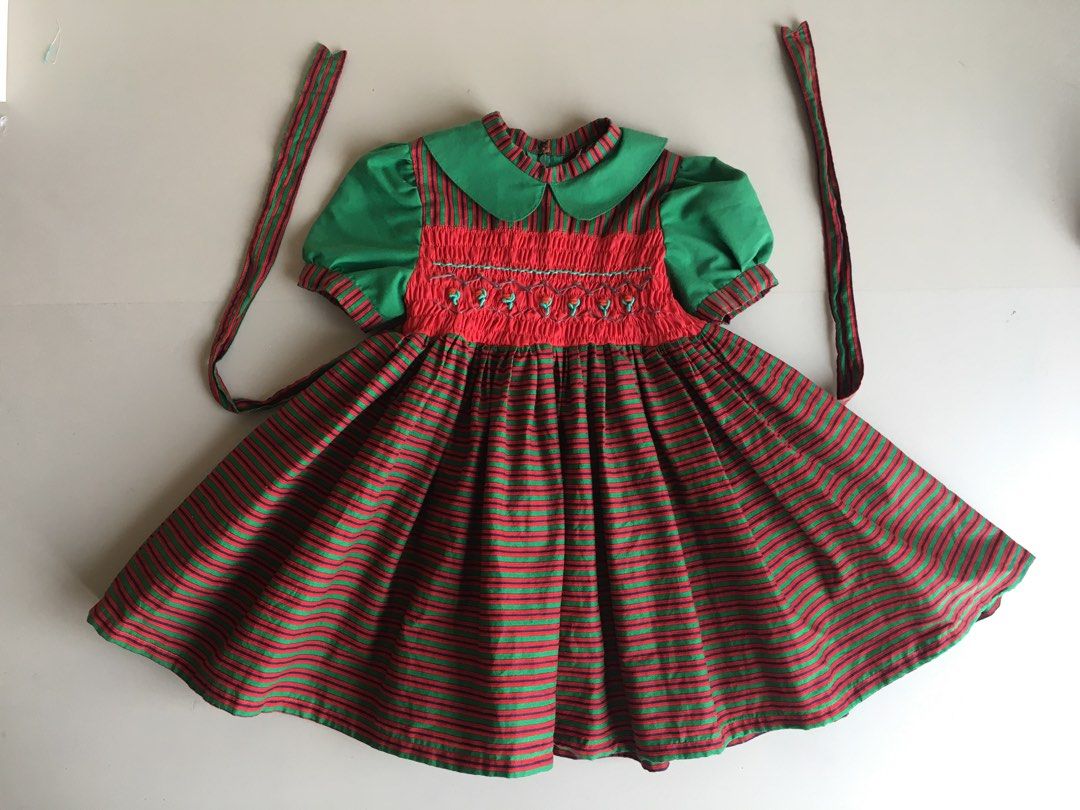 6 month online old christmas dress