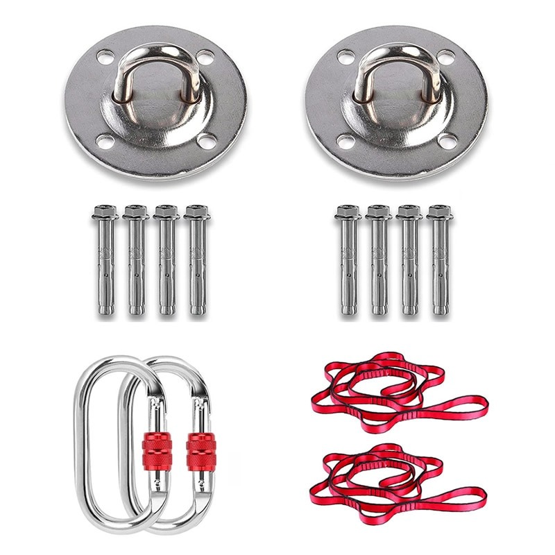 Yoga Hammock Ceiling Mount Suspension Aerial Silks Fixed Device