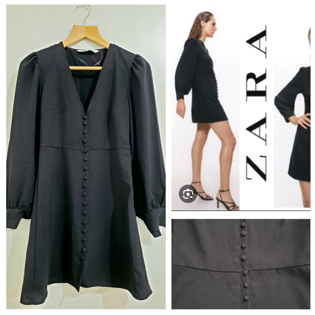 Zara Black Dress (Category: Dresses) located in Davao. Submitted by NearlyNew (Listing ID 1252810760, Image 2). Description: Size: XS No when worn pics please 😉 Payment thru GCash J&T Express Shipping Fee: 100 pesos Ships on Saturday only.