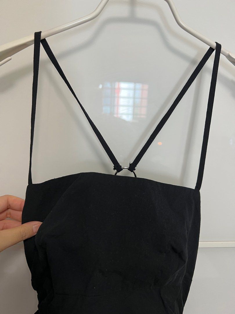 Zara black dress open back, Women's Fashion, Dresses & Sets, Dresses on  Carousell