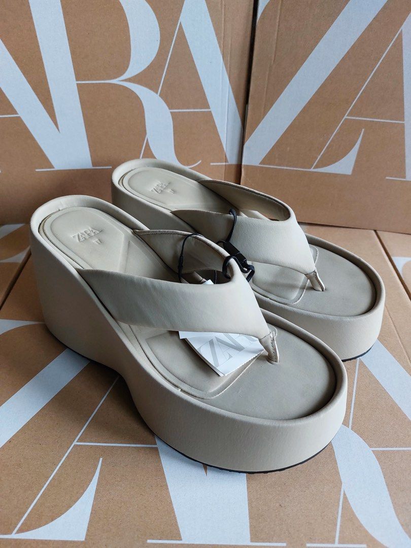 Zara platform wedges on sale