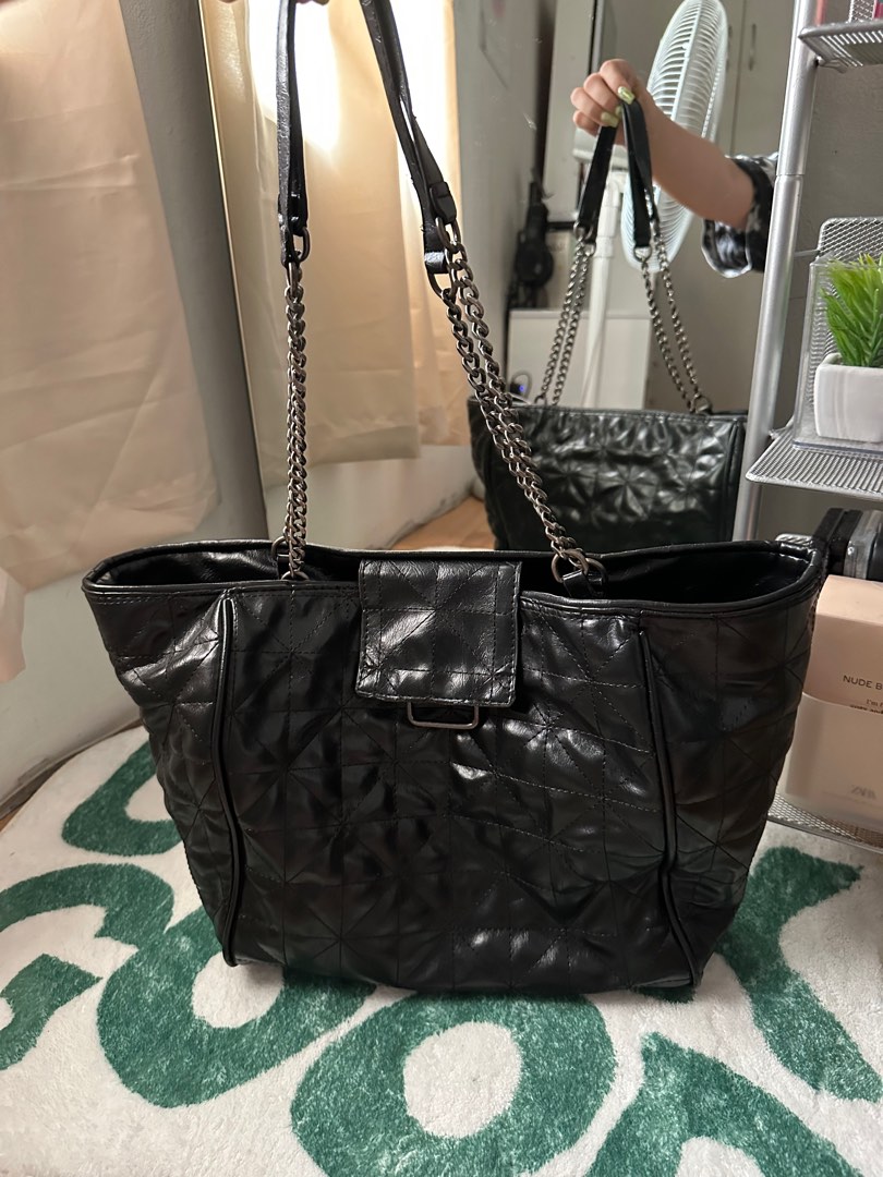 Zara soft clearance rocker tote bag
