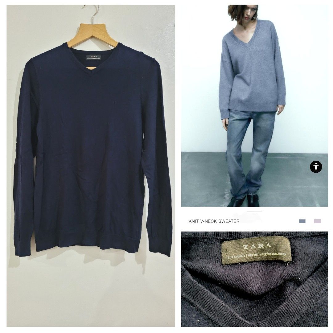 Zara Sweater (Category: Coats, Jackets and Outerwear) located in Davao. Submitted by NearlyNew (Listing ID 1252808304, Image 1). Description: Size: S on tag but kinda oversized No when worn pics please 😉 Payment thru GCash J&T Express Shipping Fee: 100 pesos Ships on Saturday only.