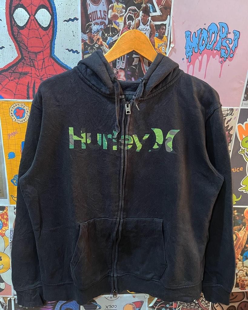 Hurley shop zipper hoodie