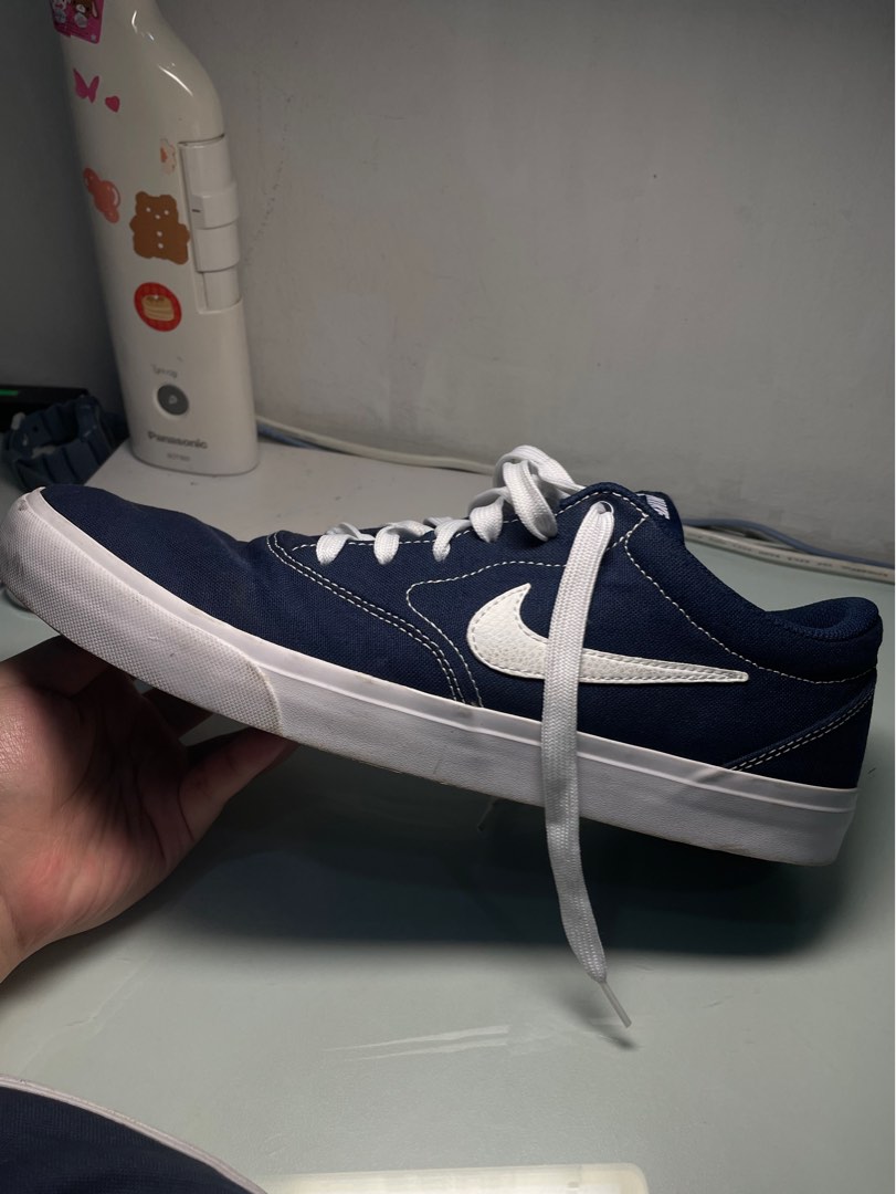100 AUTHENTIC Nike SB Charge Canvas NavyBlue Shoes Sneakers Men s Fashion Footwear Casual shoes on Carousell