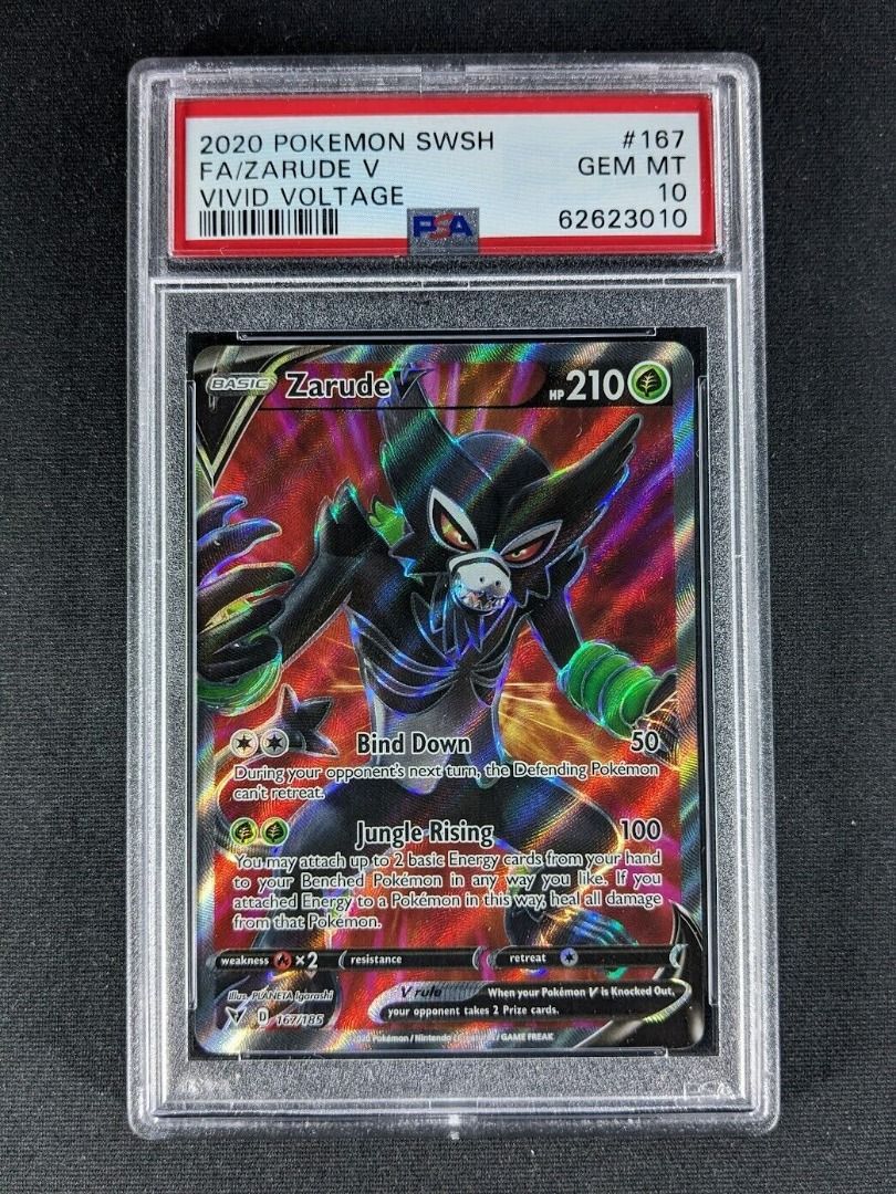 Pokemon Trading Card Game 167/185 Zarude V : Rare Ultra Card