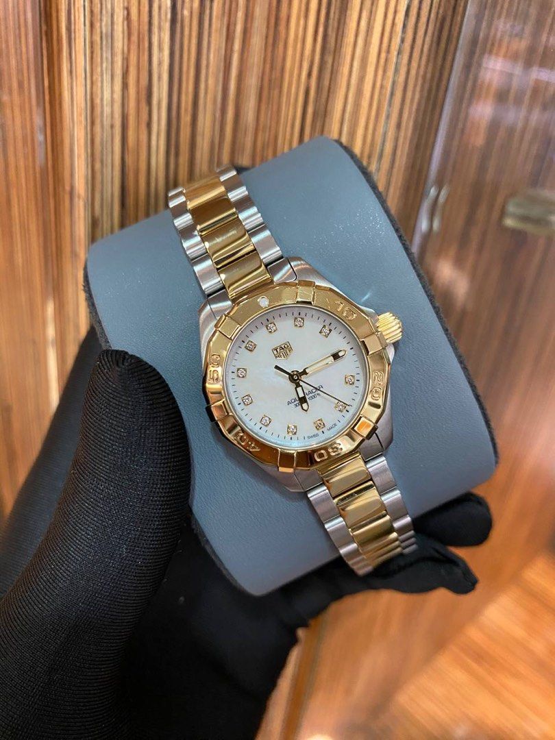 Tag heuer aquaracer sale 27mm diamond ladies watch