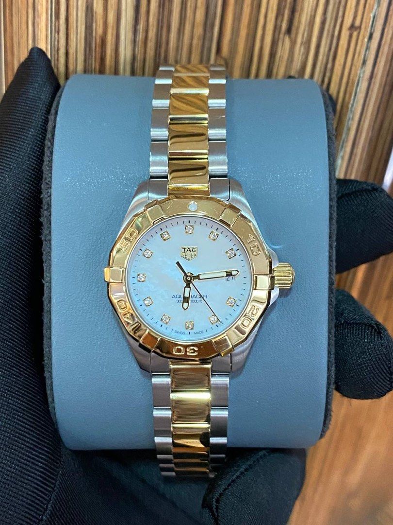 Tag heuer aquaracer top 27mm diamond ladies watch