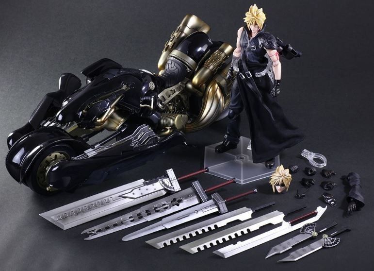 Play arts kai cloud strife 2025 and fenrir