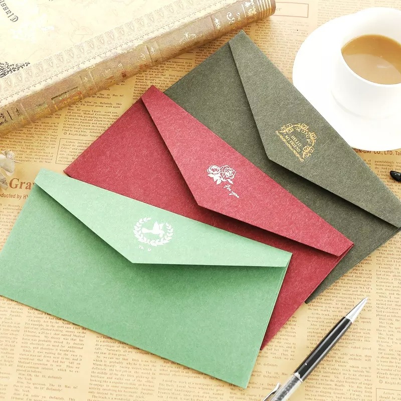 220 x 110 mm Paper Envelopes with Bronze for B5, A4, Short & Long Size