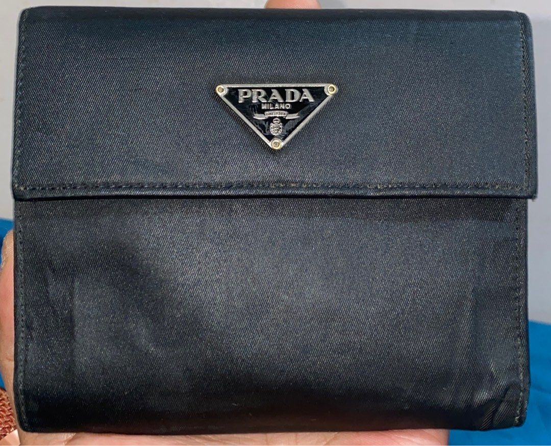 Prada hotsell wallet nylon