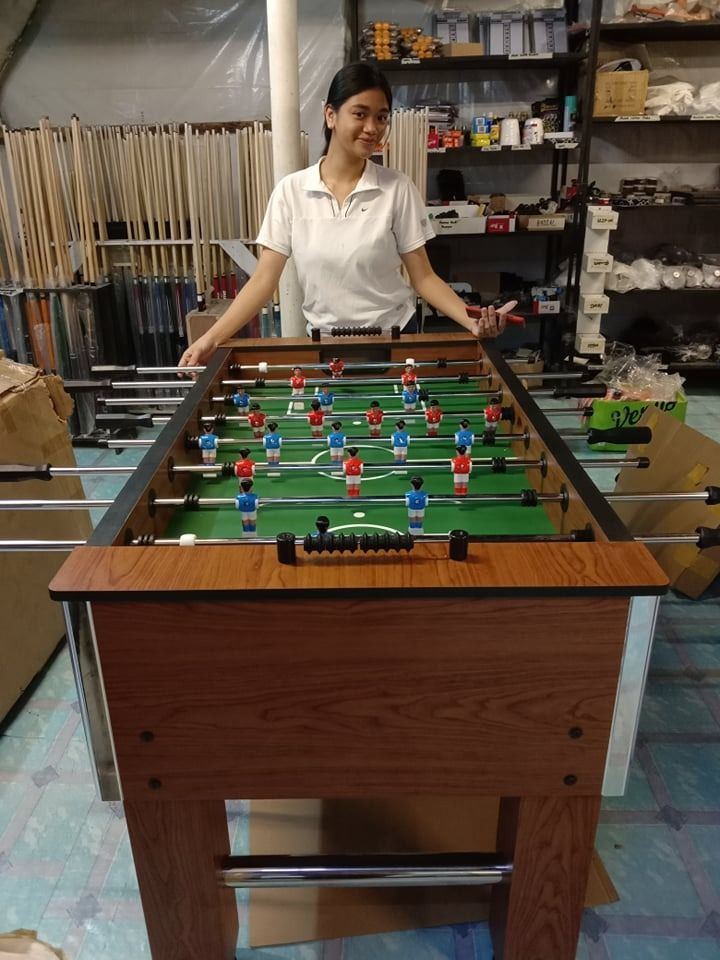 5ft Soccer Table Plain Brown Color/Soccer Table/Gaming Table on Carousell