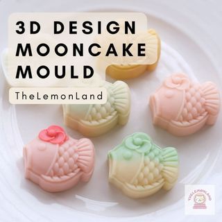 [5K Reviews Seller] 2023 3D Mooncake Mould 25g-50g - Assorted Designs Part II