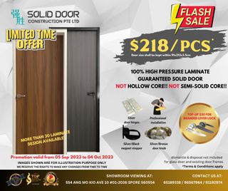 (Category: ) located in . Submitted by soliddoor.sg (Listing ID 1253115834, Image 1). Description: .