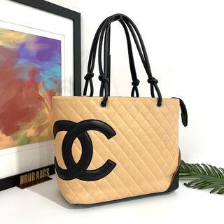 Sold at Auction: Chanel - 2020 Large Shopping Tote Bag - Black Leather Gold  CC Chain Shoulder 20B