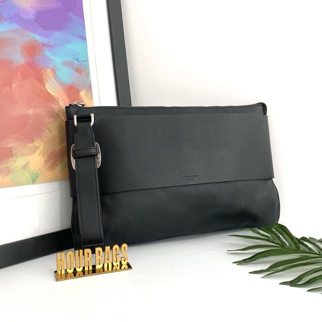 Givenchy black clutch bag sales