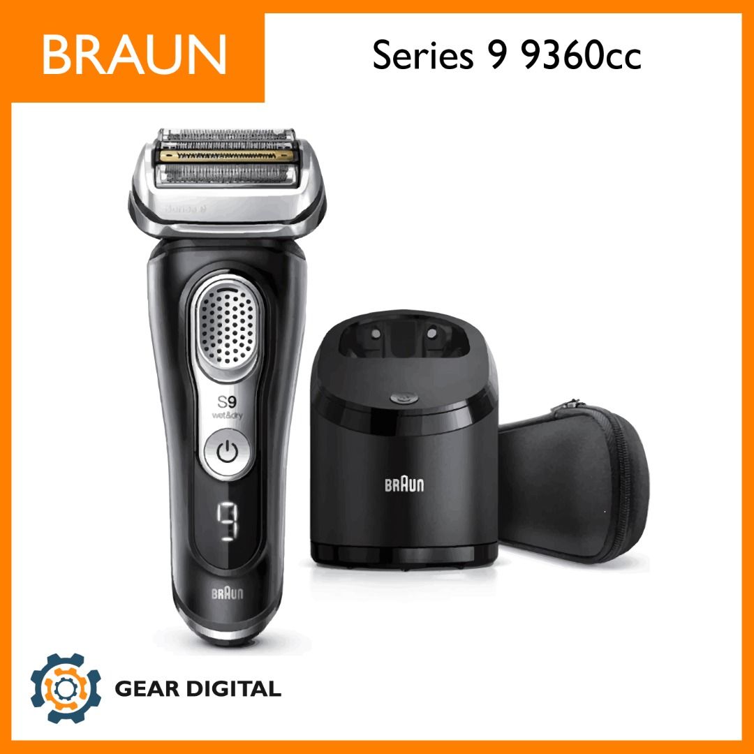 門市交收/順豐送遞] Braun 百靈Series 9 乾濕兩用電動鬚刨9360CC