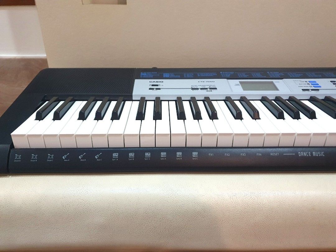 Casio CTK 1550 Electronic Keyboard Stand Hobbies Toys