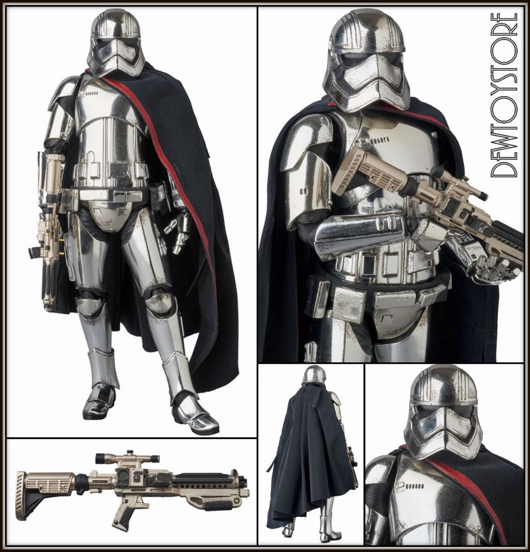 Medicom Mafex No.28 Captain Phasma Complete in OPEN Box CIB Star