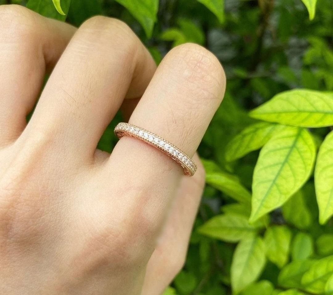 Rose gold hotsell pandora ring sale
