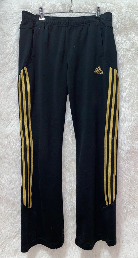 ADIDAS Black x Gold Track Pants