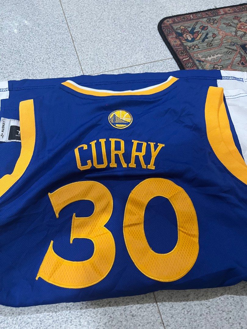 Adidas Stephen Curry #30 Golden State Warriors Jersey, Youth Large