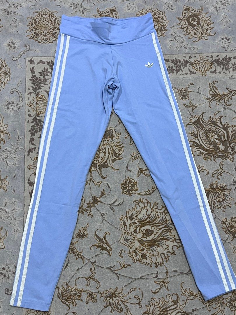 Baby blue adidas leggings on sale
