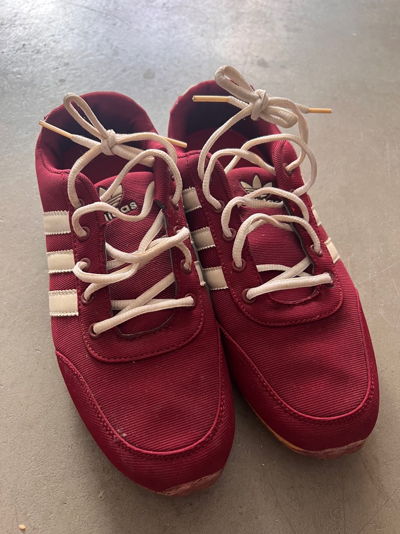 Adidas Red Shoes, Men's Fashion, Footwear, Sneakers on Carousell