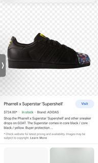 Adidas x Pharrell Superstar Supershell Core Black