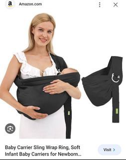 Adjustable baby carrier sling