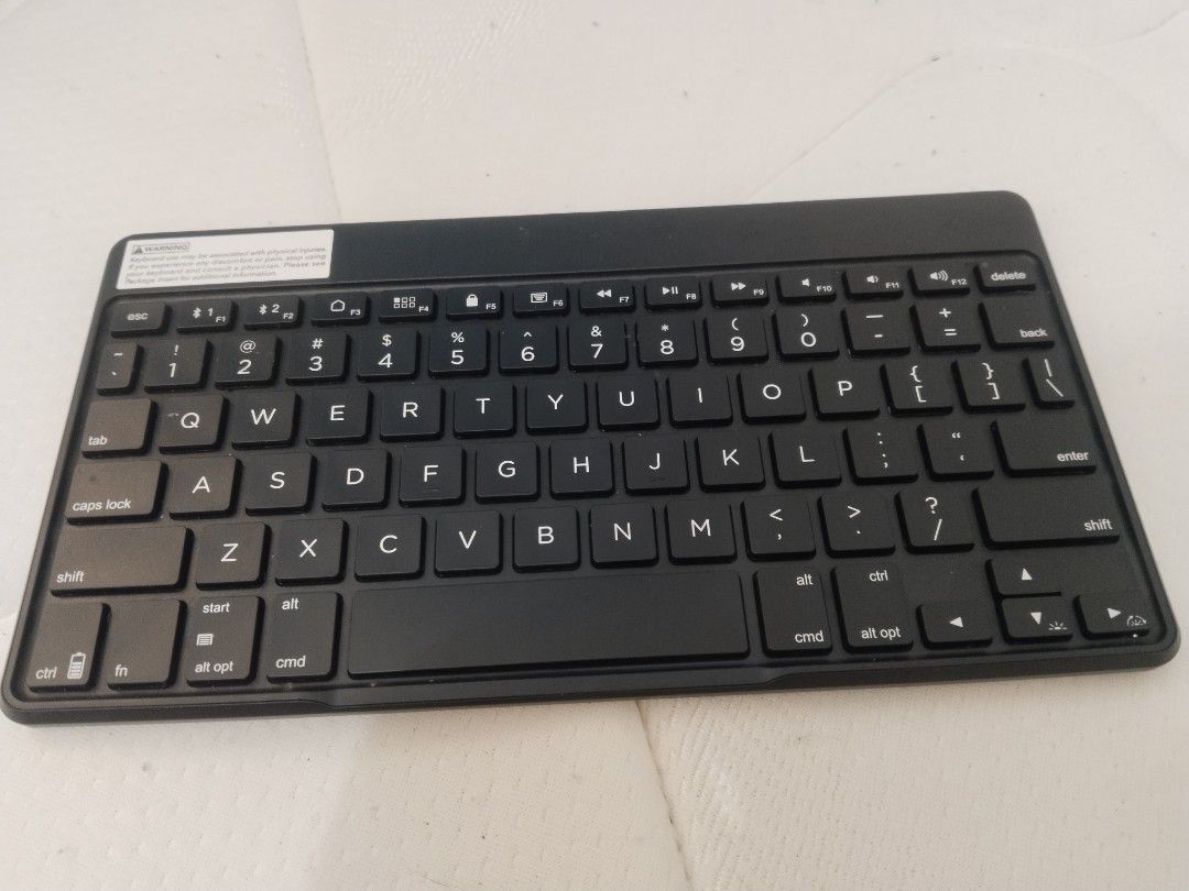 Affordable Zagg Universal Wireless Bluetooth Keyboard For Apple iPhone/iPad Black 😍😮👌 (Category: Computer Keyboard) located in Bulacan. Submitted by afford.japan (Listing ID 1253022179, Image 1). Description: Affordable Zagg Universal Wireless Bluetooth Keyboard For Apple iPhone/iPad Black.