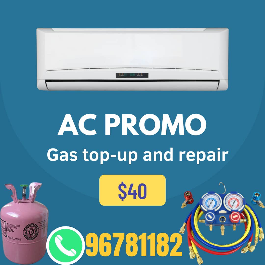Aircon repair and gas top up, Home Services, Aircon Services, Gas Top