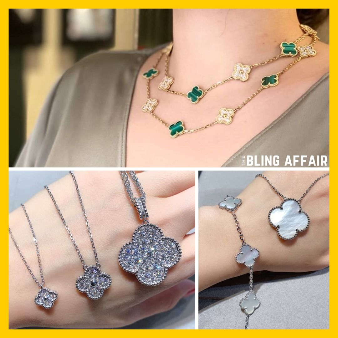 Clover alhambra necklace hotsell