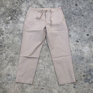 Ankle Pants Uniqlo Khaki Second