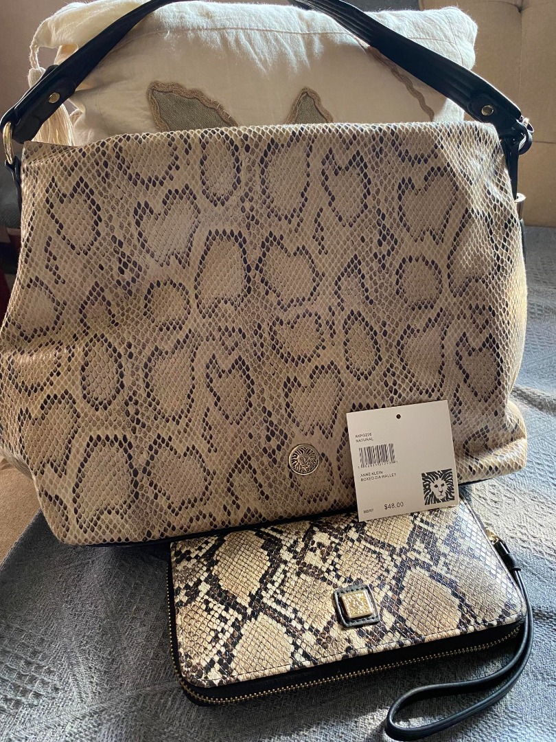 Authentic Anne Klein bag and wallet on Carousell