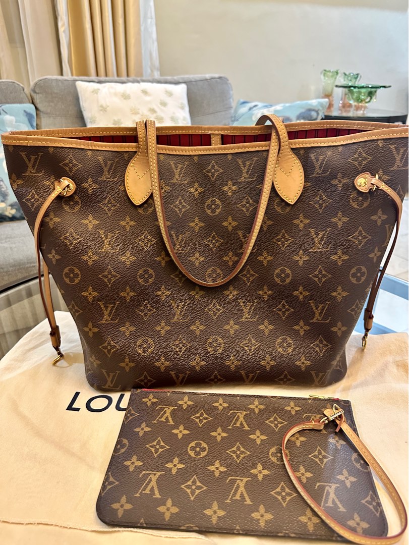 LV neverfull GM reversible, Luxury, Bags & Wallets on Carousell