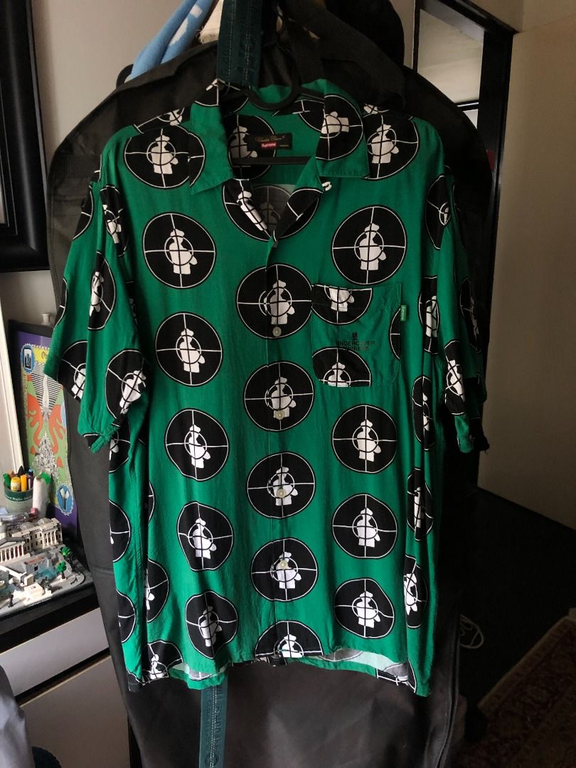 Authentic Supreme x UNDERCOVER Public Enemy Rayon Shirt M Rare Piece