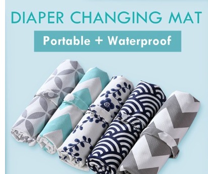 Baby Changing Mat Portable Waterproof Diaper Changing Pad LNG0559