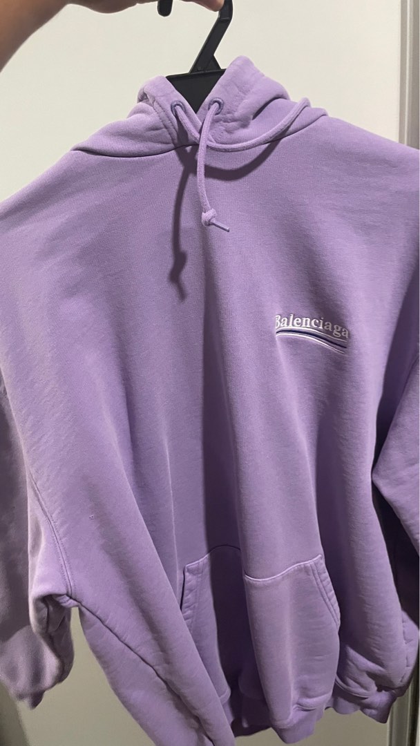 Balenciaga hoodie 2025 purple