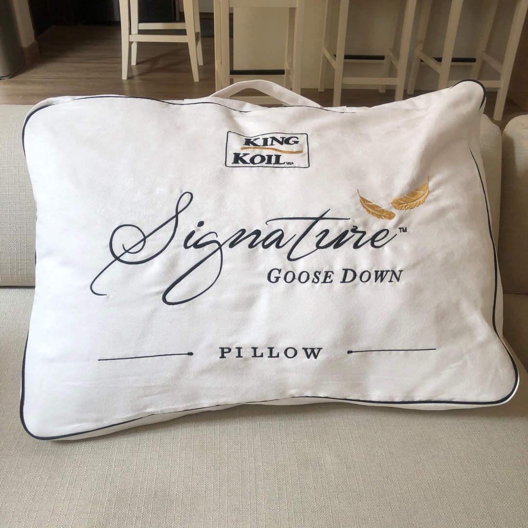 Bantal King Koil Signature Goose Down 70 Medium Bantal Bulu Angsa